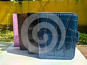 A photo of mini wallets for women and men