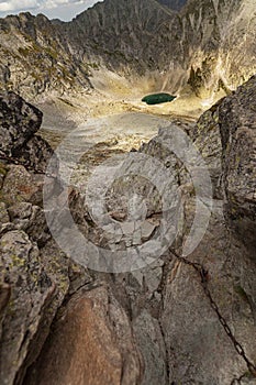 Foto Mlynickej doliny a Capieho plesa vo Vysokých Tatrách, Slovensko, Európa