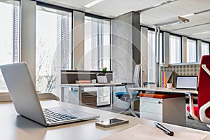 Photo of modern private office