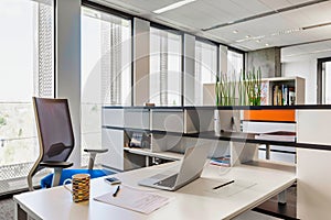 Photo of private modern office