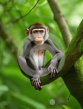 Photo of Monkey on Tree Branch