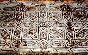 Mosaic Patterns in Al Andalus, Malaga, Andalusia, Spain photo