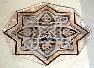 Mosaic Patterns in Al Andalus, Malaga, Andalusia, Spain photo