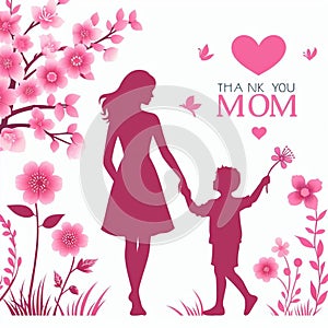 Photo for mother's  day, thank you mom, i love you mom