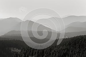 View from Timberline Lodge, Oregon photo