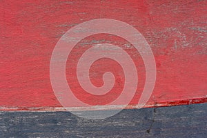 Photo natural wooden texture painted in red and blue