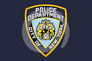 Photo of NYC police department logo