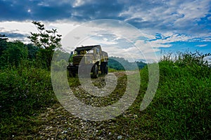 Photo of an old abandoned truck