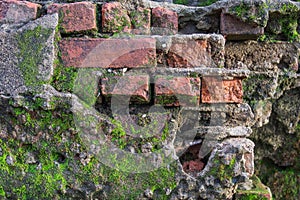 Photo Old Brick Wall Texture