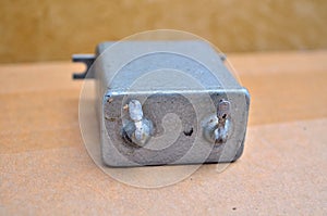 Photo of old soviet capacitor
