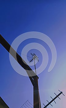 Photo of a parabolic antena