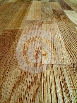 Photo of the parquet for a long-term perspective. Texture background. photo