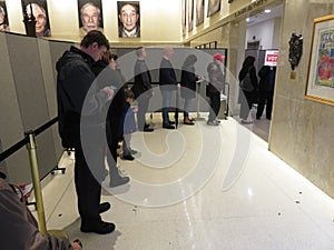 Waiting in Line To Vote in the Midterm Elections