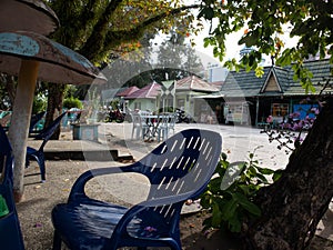 Photo of a place to relax in the garden of Andam Dewi Bengkalis