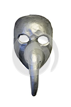Photo of a plague mask