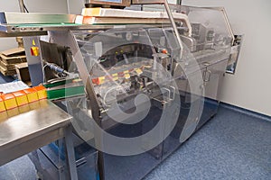 Photo production, clean room with stainless steel hardware