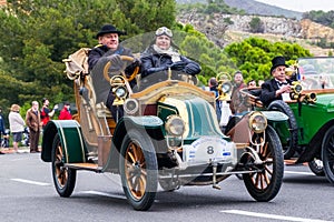 Renault AX, 60 Th edition international vintage car rallye Barcelona - Sitges