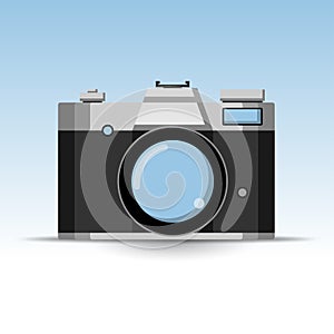 Photo Retro Camera Icon.