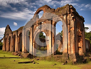Photo of the ruins of Sao Jose das Missoes Rio Grande do Sul photo