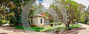 SAO JOSE DOS CAMPOS, SAO PAULO, BRAZIL - DECEMBER 27, 2018: Vicentina Aranha Park former sanatorium