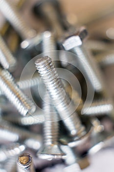 Photo of screws for shops or manufactories