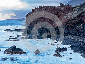 Photo of the sea taken in the Pozo de la Salud. photo