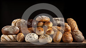 A Photo of a Selection of Artisan Bread Loaves