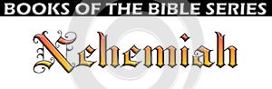 Bible book of nehemiah title font text chapter heading holy scripture spiritual type medieval typography testament fonts