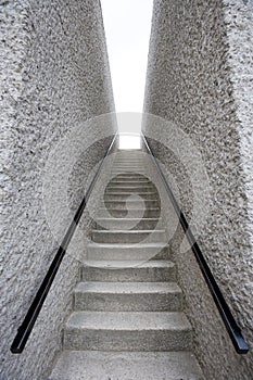 Portrait shot of Empty Stairway