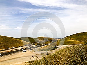 Altamont Pass Wild Flowers and Hazy Skies