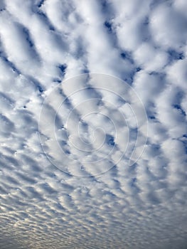 Photo of the sky with beautiful clouds for the background