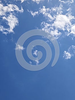 This is a photo of the sky and clouds behind the house