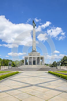 A photo for Slavin tower in bratislava , slovakia