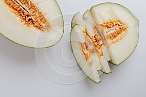 Photo of sliced melon