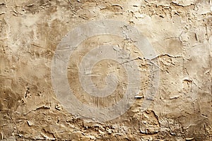 A photo of a smooth, light brown wall with a subtle texture that resembles natural clay or sandstone. the background is plain and