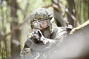 Photo of snipers with rifle