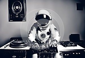 Photo of spaceman djing