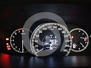 Photo spedometer mobil