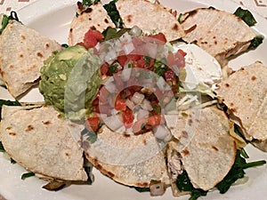 Spinach, Chicken and Cheese Quesadillas Appetizer to Share photo