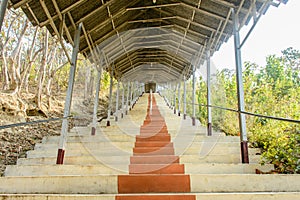 Photo of stairway, at Shwe Set Taw pagoda, Myanmar