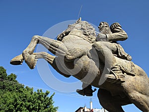 Statue of Vicente Geurrero in Chilpancingo Mexico photo