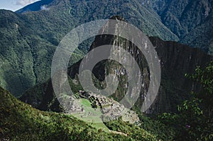 Photo of stone structures on mountain