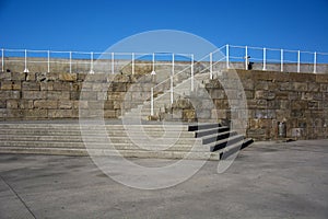 Steps and blue sky 1