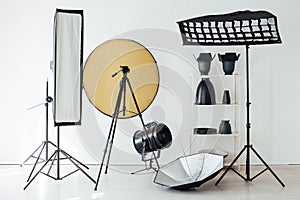 Photo studio equipment flash accessories photographer light