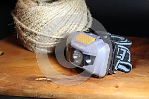 Headlamp flashlight photo studio