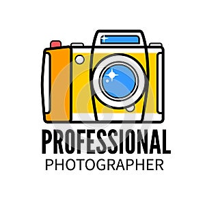 Photo studio or professional photographer logo template