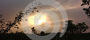 photo of the sun in the afternoon