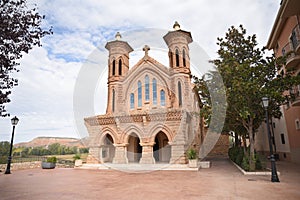 Photo taken of a church in the town of Villa Espesa, photo