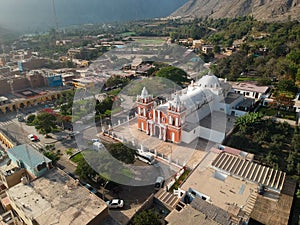 Plaza de Armas de Lunahuana, Pe photo