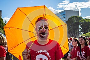 Photo taken at the inauguration event of the new president of Brazil.